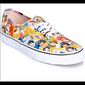 Disney Princess Vans Sneakers Women’s Size 7.5